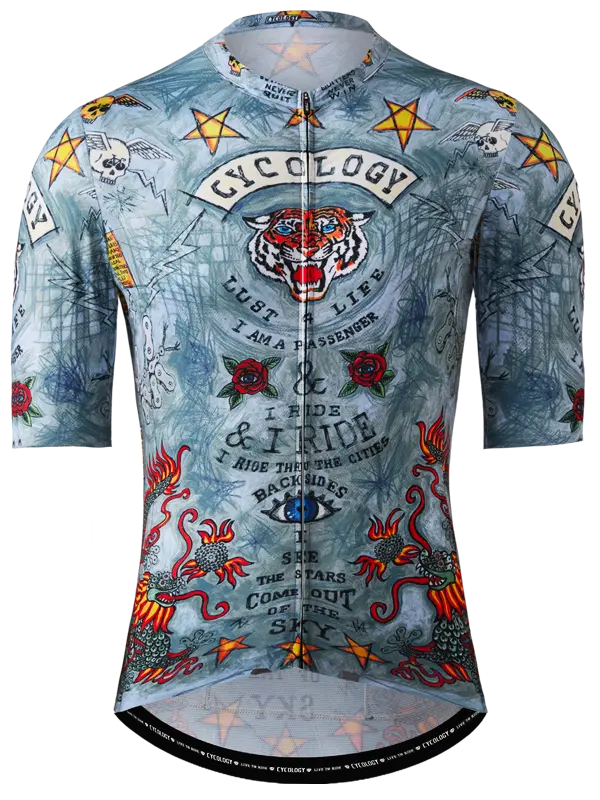 City of Angels Men's Grey Reborn Jersey  Front | Cycology AUS