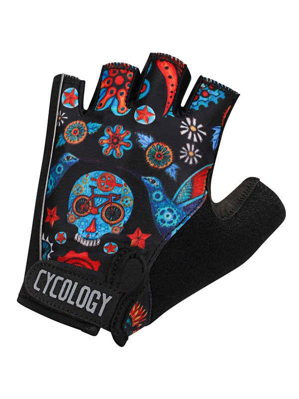 Tijuana Black Cycling Gloves  top| Cycology AUS