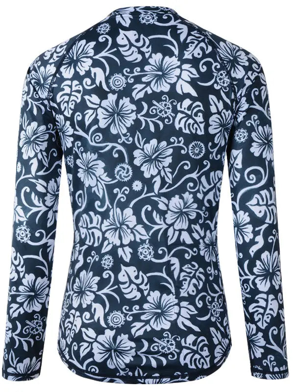 Waimea Blue Women's Long Sleeve MTB Jersey Back | Cycology AUS